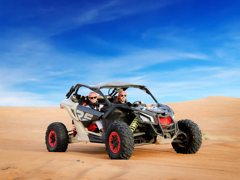 Double Seat Buggy Dubai Can-Am 1000 CC Special For Couples Desert Tour with 40% Discount