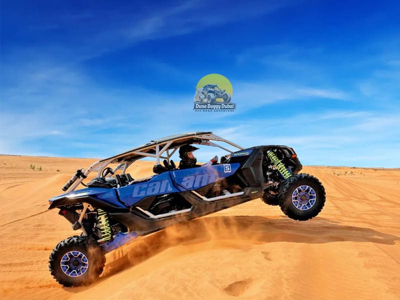 Dubai Desert 4-Seater Can-Am 1000 CC Dune Buggy at Red Dunes with Thrilled Adventure