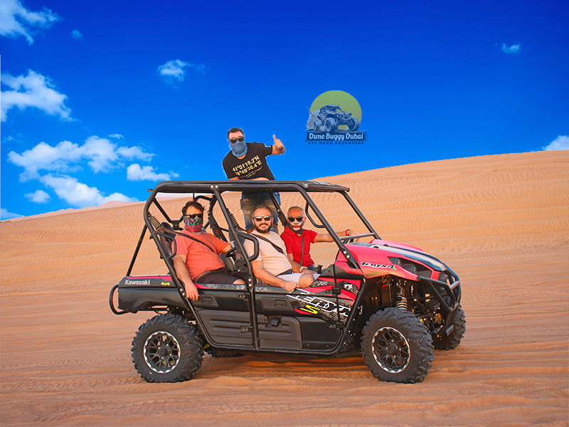 4-Seater Kawasaki 800 CC Dune Buggy Dubai Desert 1