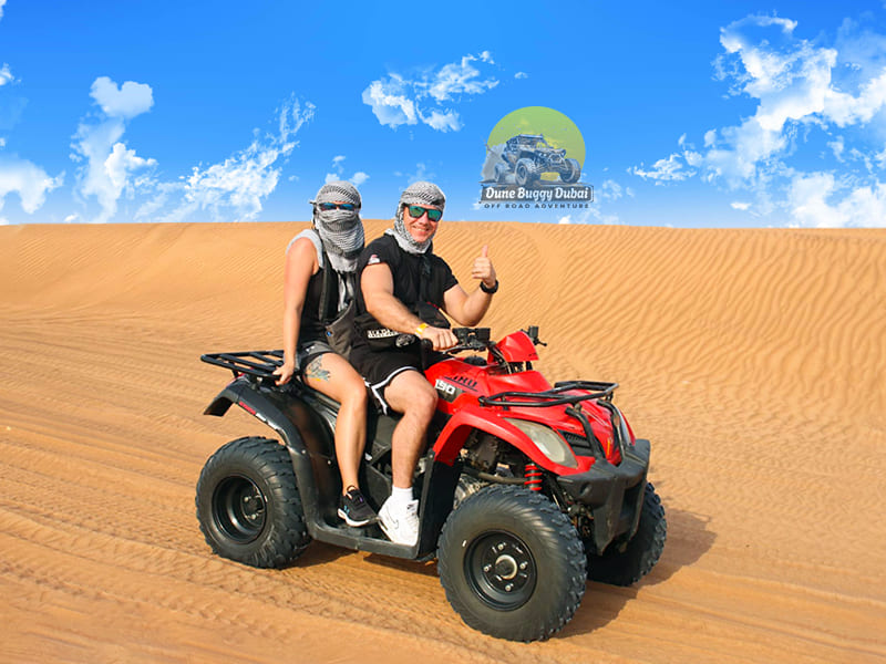 Double Seat ATVs Dubai Desert