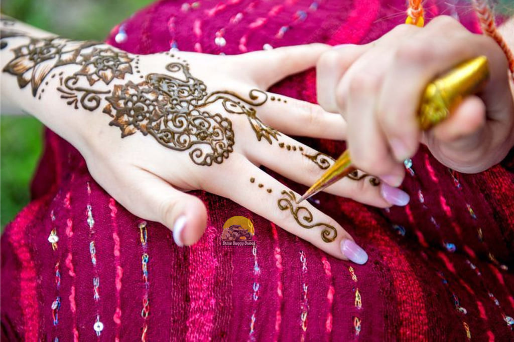 Henna Tattoo Desert Safari Dubai 2