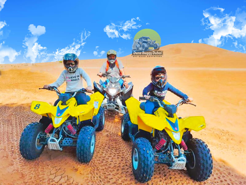 Kids ATVs Dubai Desert