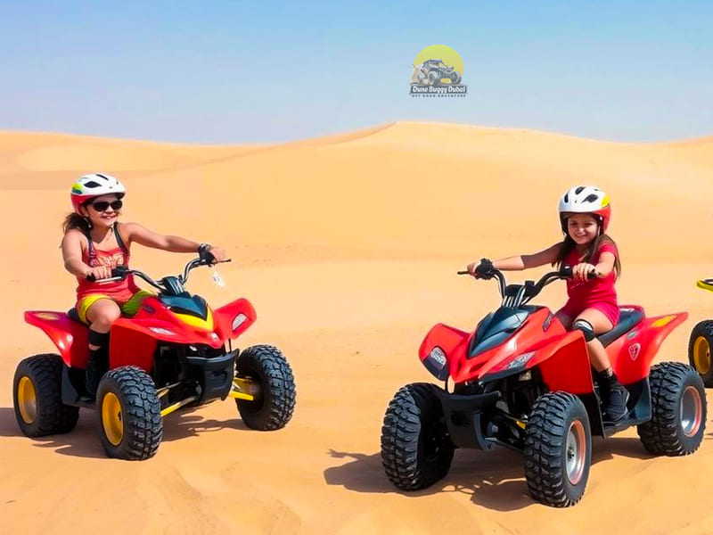 Kids Quad Biking Dubai Desert 3