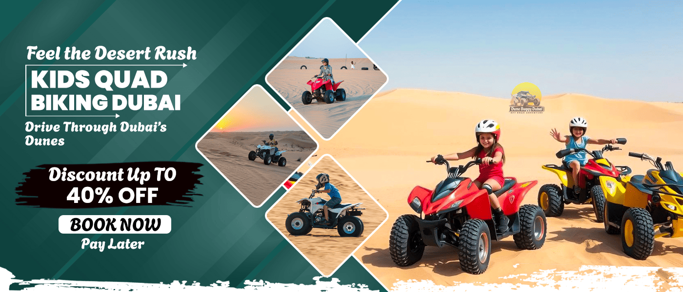 Kids Quad Biking Dubai Desert