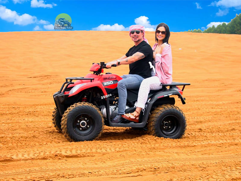 Open Desert Double Seat Quad Biking Dubai Desert