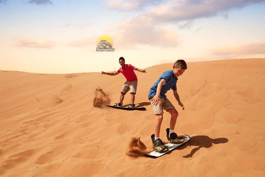 Sand Boarding Desert Safari Dubai 1