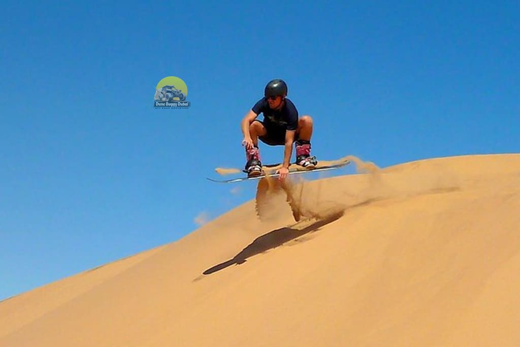 Sand Boarding Desert Safari Dubai 5