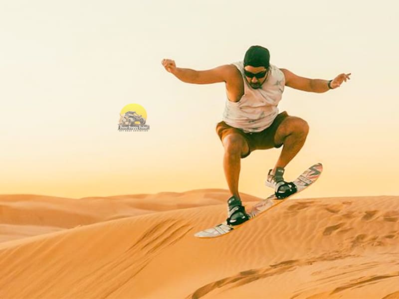 Sand Boarding Desert Safari Dubai 3