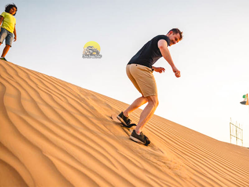 Sand Boarding Desert Safari Dubai 5